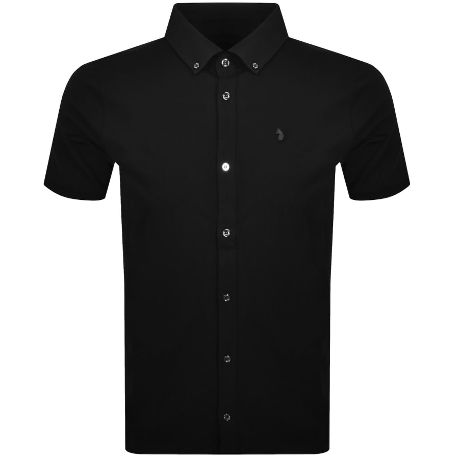 Luke 1977 Neville Button Up Shirt Black | Mainline Menswear us
